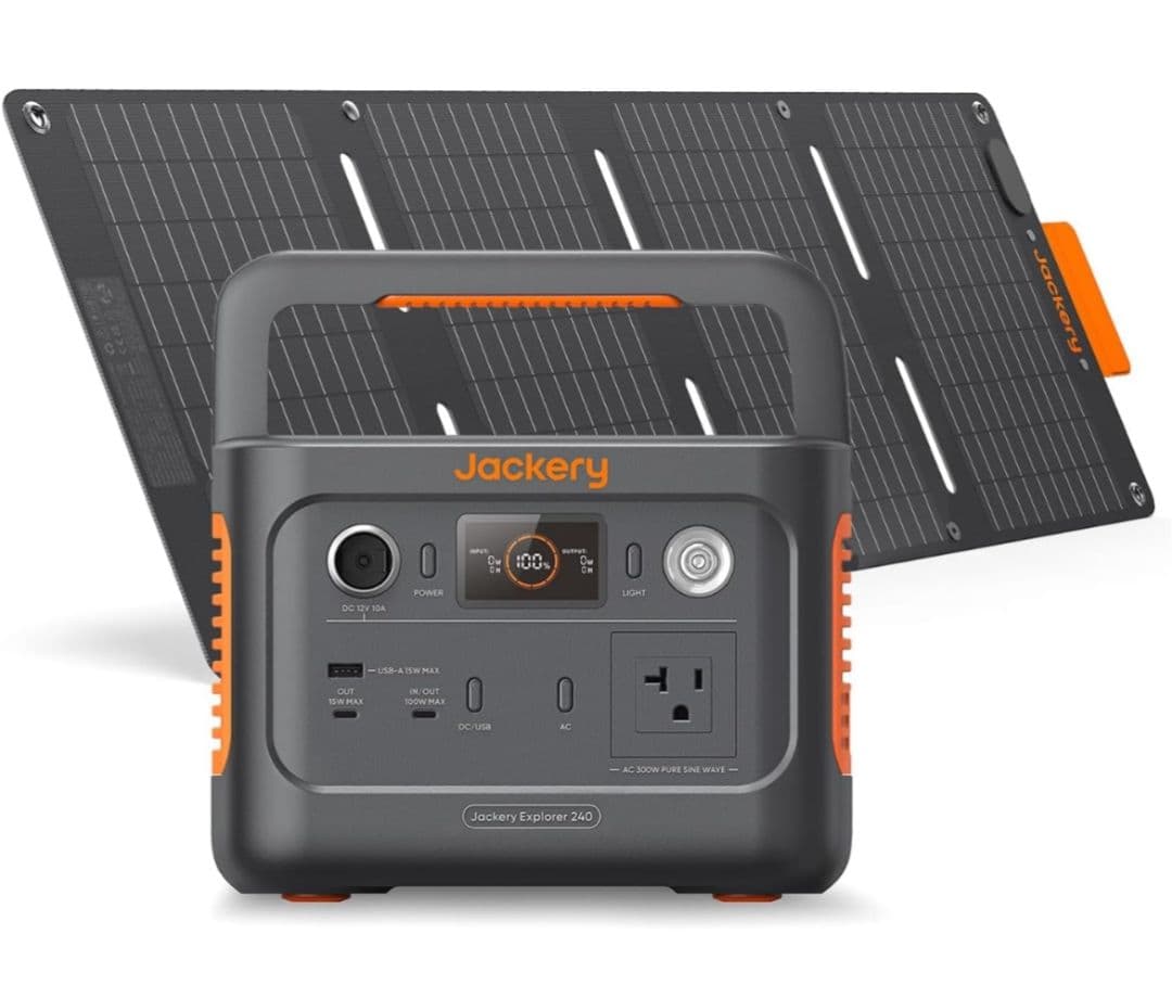 発電機・ポータブル電源 Solar Generator 240 40W mini JSG-2404A