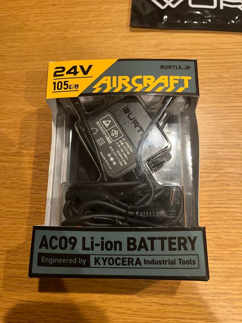 BURTLE 空調服 Mサイズ ブラック