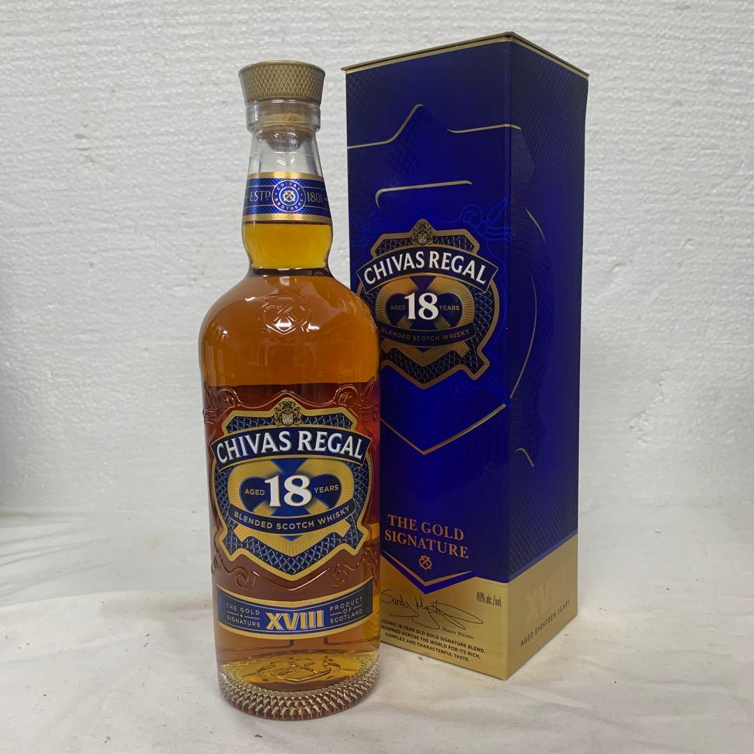 シーバスリーガル18年ゴールドシグネチャー　750ml 箱付