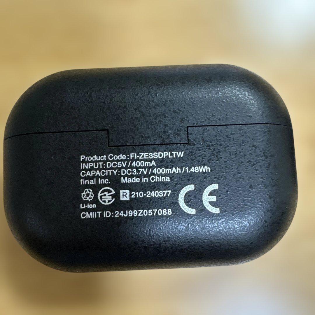 （試聴のみ）FINAL FI-ZE3SDPLTW （ZE3000SV）イヤホン