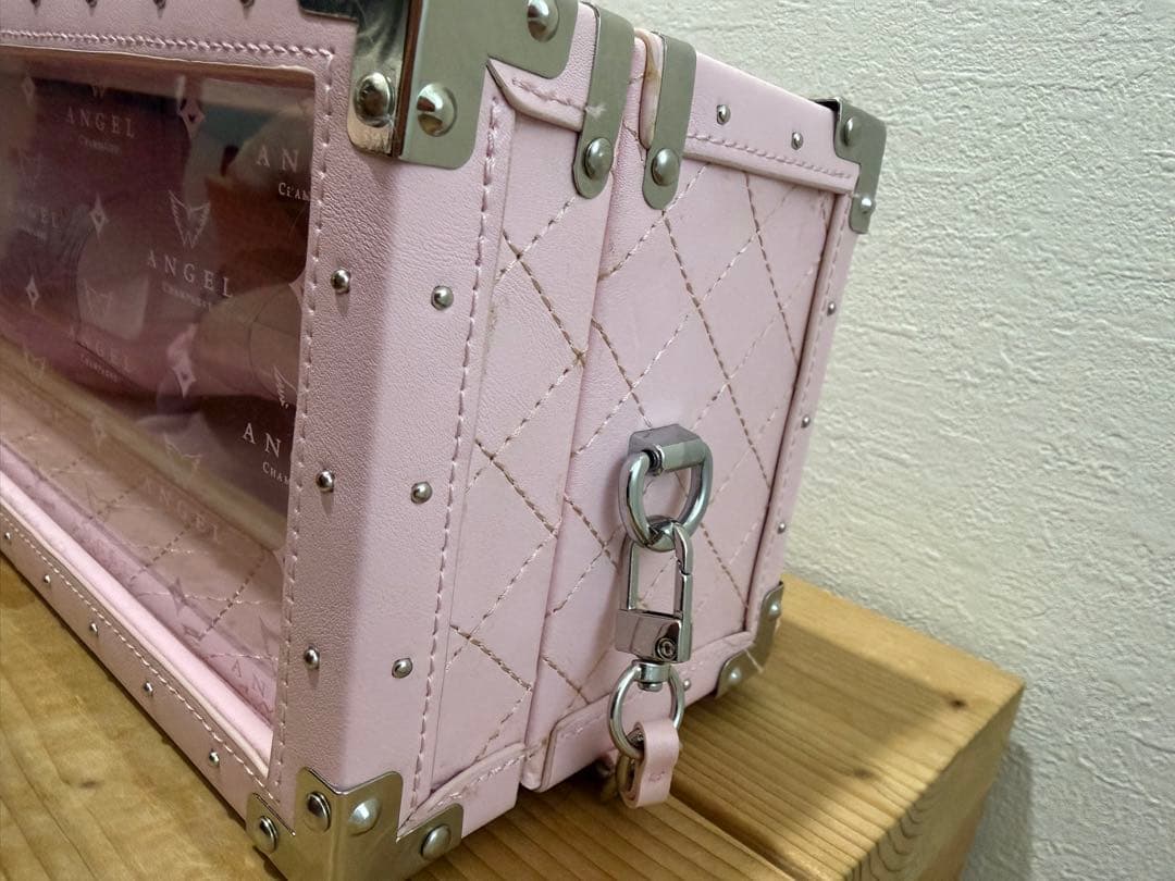 ANGELエンジェルシャンパン　ピンク　空箱　空瓶